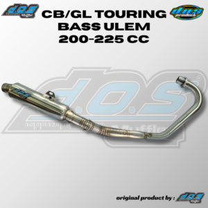 Knalpot D.O.S Muffler GL/CB Touring Bass Ulem 200cc - 225cc