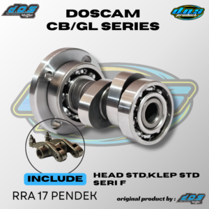 NOKEN AS GL/CB HARIAN/TOURING KODE F set RRA 17 pendek by D.O.S Muffler