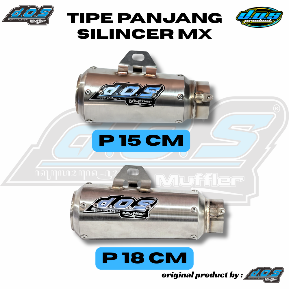 Knalpot D.O.S Muffler MX Prostreet 150cc